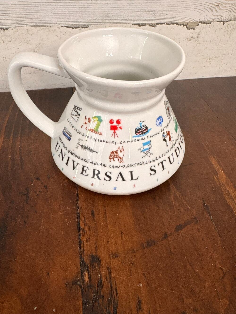 Vintage Universal Studios Mug 1989 Luke-A-Tuke King Kong Wide Base Ceramic